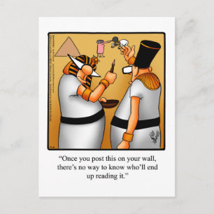 Carte postale Humour des médias sociaux "Spectickl