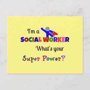 Carte Postale Humour des travailleurs sociaux