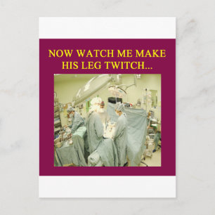 Carte Postale humour docteur drôle