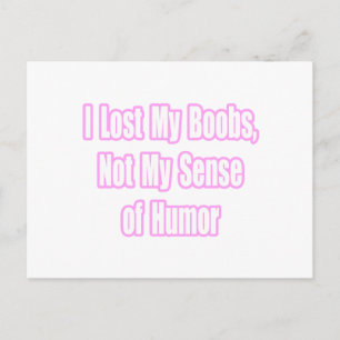 Carte Postale Humour du cancer du sein