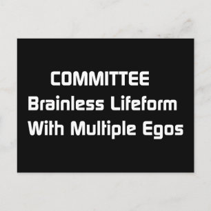 Carte Postale Humour du comité