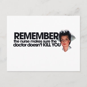 Carte Postale Humour infirmière