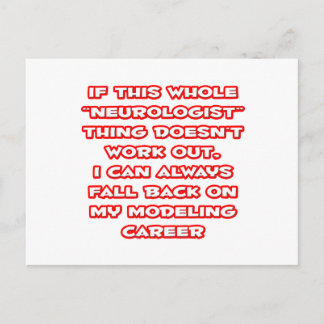 Carte Postale Humour neurologue ... Modélisation de la carrière
