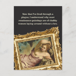 Carte Postale Humour pandémique : Chubby Femmes Sans Bras