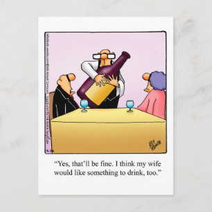 Carte postale Humour vin amusant "Spectickles"
