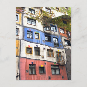 Carte Postale Hundertwasserhaus Vienne photo