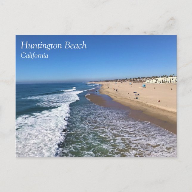 Carte Postale Huntington Beach, Californie (Devant)