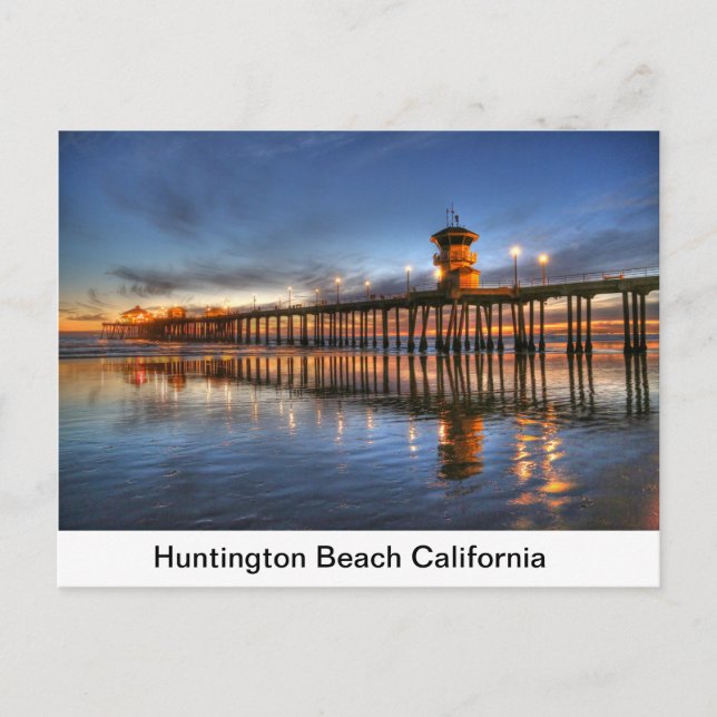 Carte Postale Huntington Beach Californie (Devant)