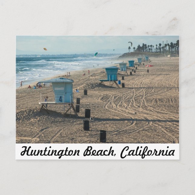 Carte postale Huntington Beach, Californie (Devant)