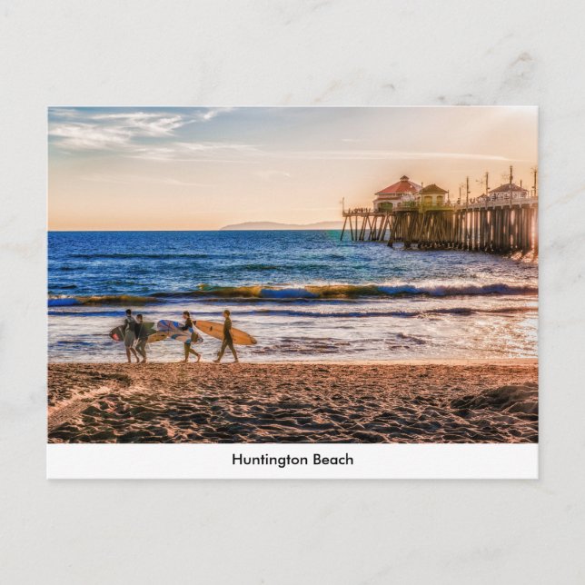 Carte postale Huntington Beach Pier (Devant)