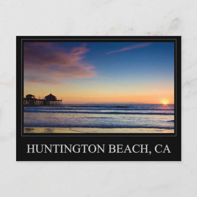 Carte postale Huntington Beach Pier (Devant)