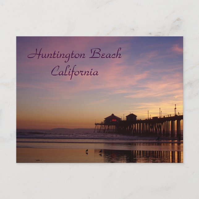Carte Postale Huntington Beach Pier, Californie (Devant)