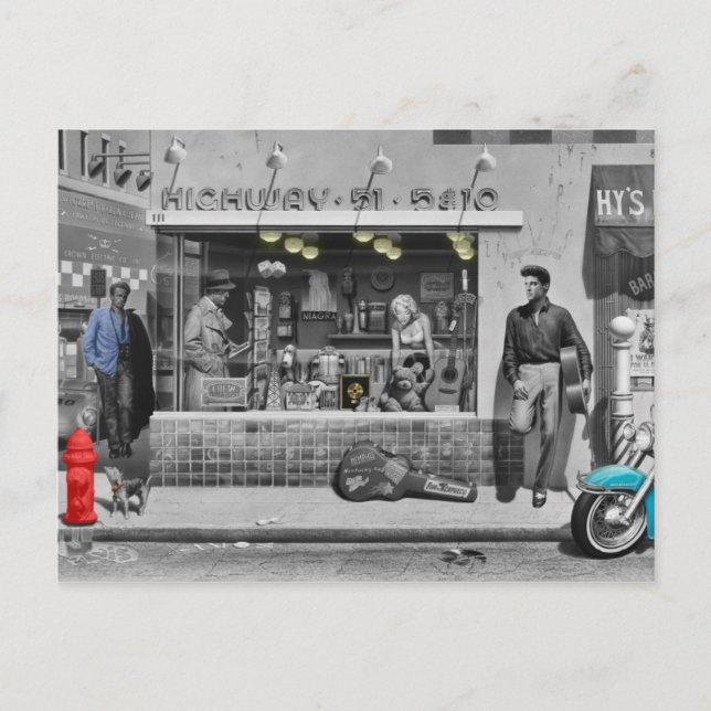 Carte Postale HWY 51 Argent (Devant)