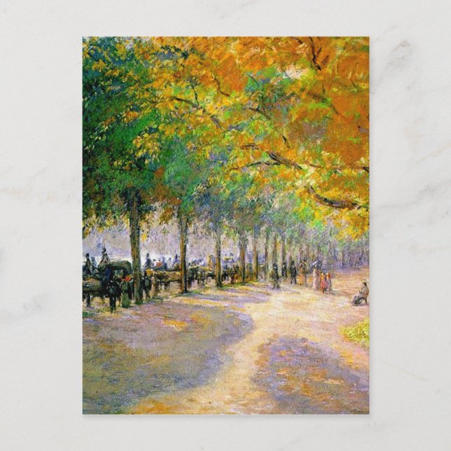 Carte Postale Hyde Park, Londres par Camille Pissarro (Devant)