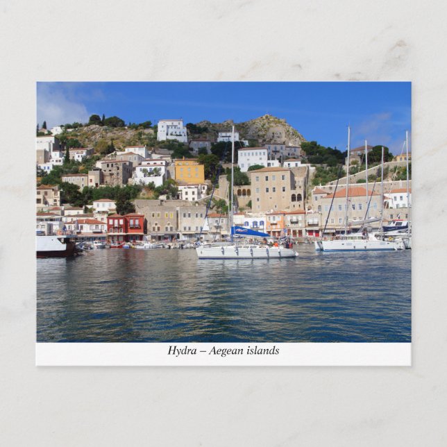 Carte Postale Hydra - îles de la mer Égée (Devant)