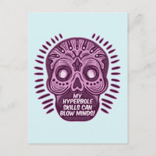 Carte Postale Hyperbole Drôle LANGUE ANGLAISE