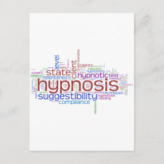 Carte Postale Hypnose Word Art