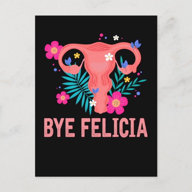 Carte Postale Hystérectomie Récupération Chirurgie Uterus Suppre (Devant)