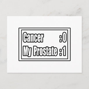 Carte Postale I Beat Prostate Cancer (Tableau De Bord)