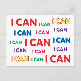 CARTE POSTALE I CAN POSTCARD