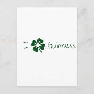 Carte Postale I Clover Guinness