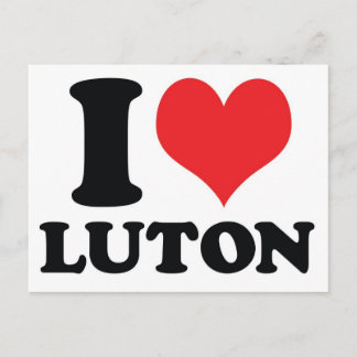 Carte Postale I Coeur / amour Luton