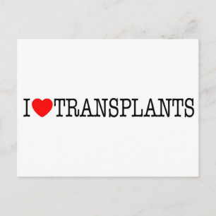 Carte Postale I coeur Transplants