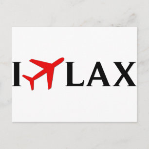 Carte Postale I Fly LAX - Aéroport international de Los Angeles