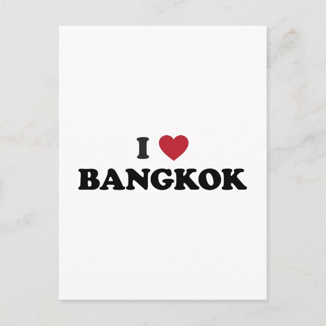 Carte Postale I Heart Bangkok Thaïlande (Devant)