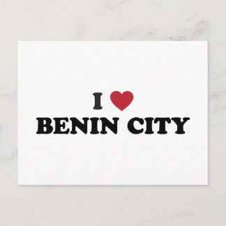 Carte Postale I Heart Bénin City Nigeria