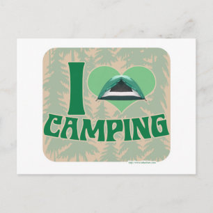 Carte Postale I Heart Camping