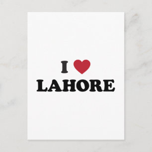 Carte Postale I Heart Lahore Pakistan