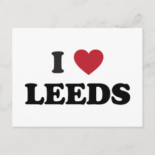 Carte Postale I Heart Leeds Angleterre