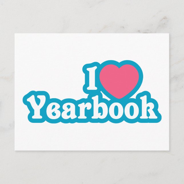 Carte Postale I Heart / Love Yearbook (Devant)