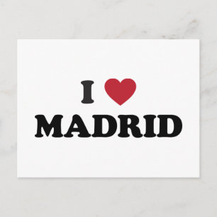 Carte Postale I Heart Madrid Espagne