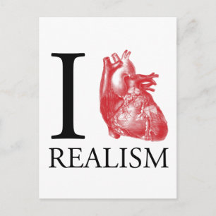 Carte Postale I Heart Realism