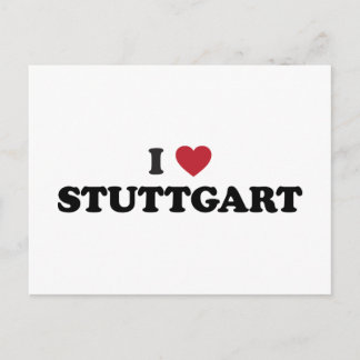 Carte Postale I Heart Stuttgart Germany