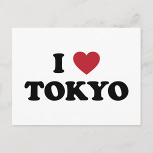 Carte Postale I Heart Tokyo Japon