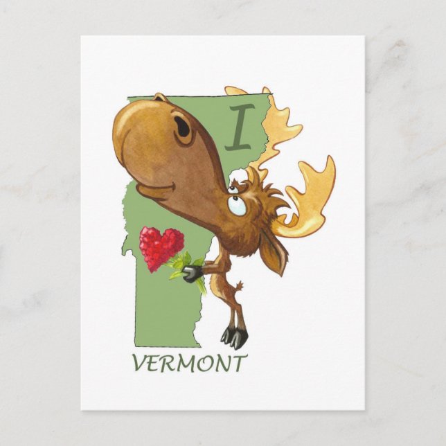 Carte postale I Heart Vermont (Devant)
