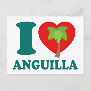 Carte Postale I Love Anguilla