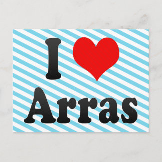 Carte Postale I Love Arras, France