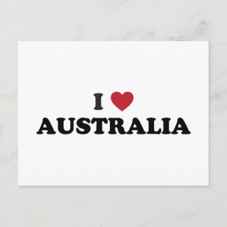 Carte Postale I Love Australia
