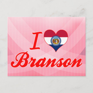 Carte Postale I Love Branson, Missouri