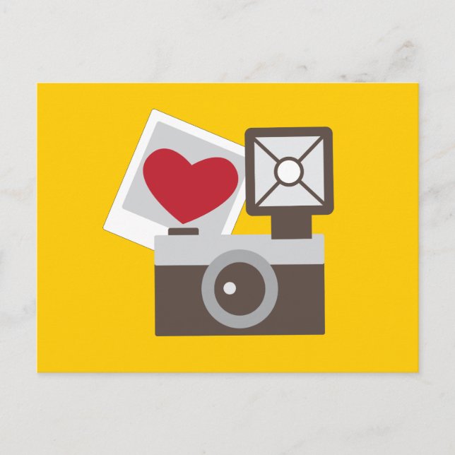 Carte Postale I Love Camera Vintage (Devant)