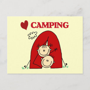 Carte Postale I Love Camping Tshirts et cadeaux