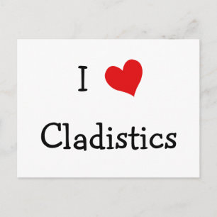 Carte Postale I Love Cladistique