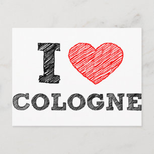 Carte Postale I Love Cologne