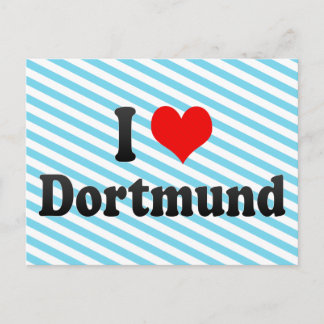 Carte Postale I Love Dortmund, Allemagne
