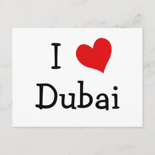 Carte Postale I Love Dubai