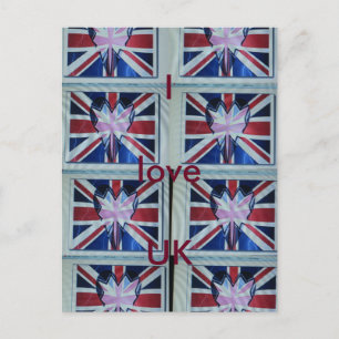 Carte Postale I Love England Art Print